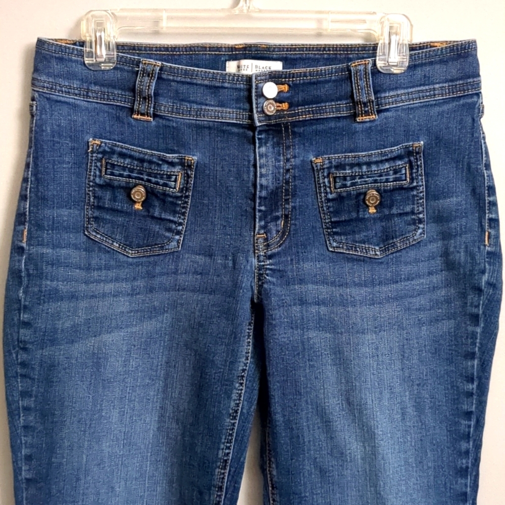 White House Black Market Womens Jean Capris Size 10